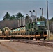 411th Engineer Company equipment deployment by rail movement at Fort McCoy