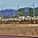 411th Engineer Company equipment deployment by rail movement at Fort McCoy