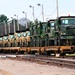 411th Engineer Company equipment deployment by rail movement at Fort McCoy