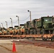 411th Engineer Company equipment deployment by rail movement at Fort McCoy