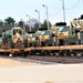 411th Engineer Company equipment deployment by rail movement at Fort McCoy