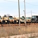 411th Engineer Company equipment deployment by rail movement at Fort McCoy