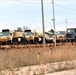 411th Engineer Company equipment deployment by rail movement at Fort McCoy