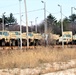 411th Engineer Company equipment deployment by rail movement at Fort McCoy