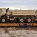 411th Engineer Company equipment deployment by rail movement at Fort McCoy