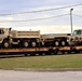 411th Engineer Company equipment deployment by rail movement at Fort McCoy