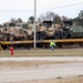 411th Engineer Company equipment deployment by rail movement at Fort McCoy