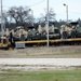 411th Engineer Company equipment deployment by rail movement at Fort McCoy