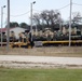 411th Engineer Company equipment deployment by rail movement at Fort McCoy