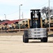 411th Engineer Company equipment deployment by rail movement at Fort McCoy