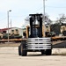 411th Engineer Company equipment deployment by rail movement at Fort McCoy