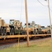 411th Engineer Company equipment deployment by rail movement at Fort McCoy