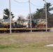 411th Engineer Company equipment deployment by rail movement at Fort McCoy