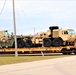 411th Engineer Company equipment deployment by rail movement at Fort McCoy