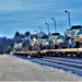 411th Engineer Company equipment deployment by rail movement at Fort McCoy