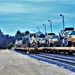 411th Engineer Company equipment deployment by rail movement at Fort McCoy