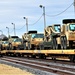 411th Engineer Company equipment deployment by rail movement at Fort McCoy