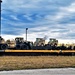 411th Engineer Company equipment deployment by rail movement at Fort McCoy