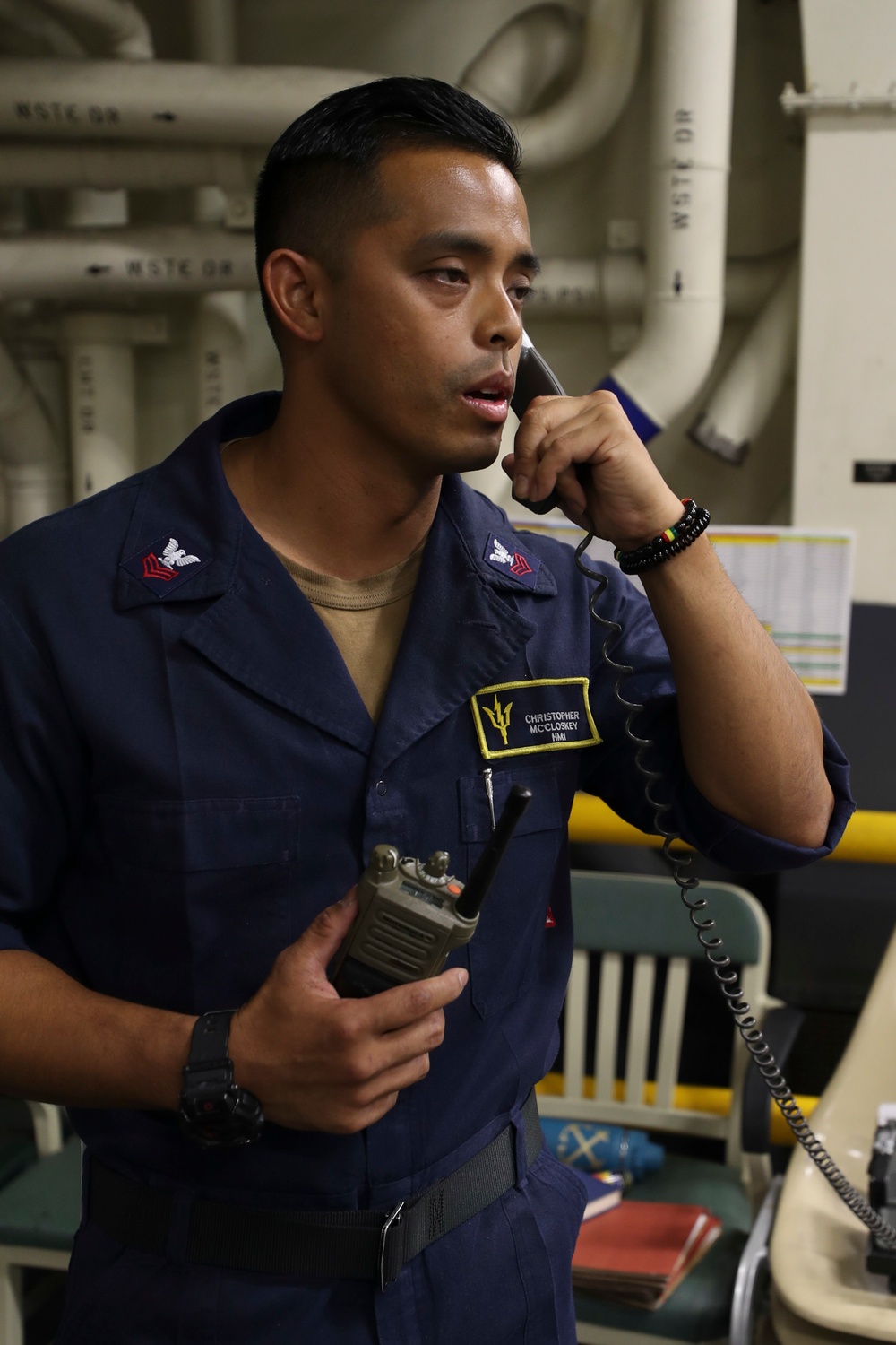 USS Tripoli ATFP Drill