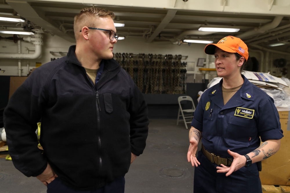 USS Tripoli ATFP Drill