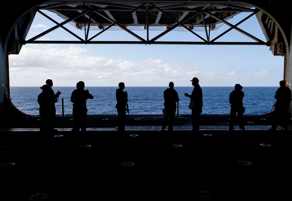 USS Tripoli ATFP Drill