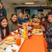 USS John C. Stennis Sailors and Family Participate in Thanksgiving Meal.