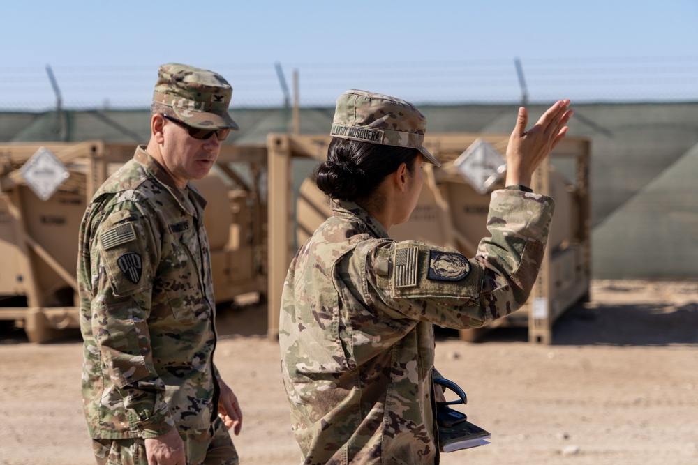 Task Force Hellfighter Commander Visits Units At Camp Buehring