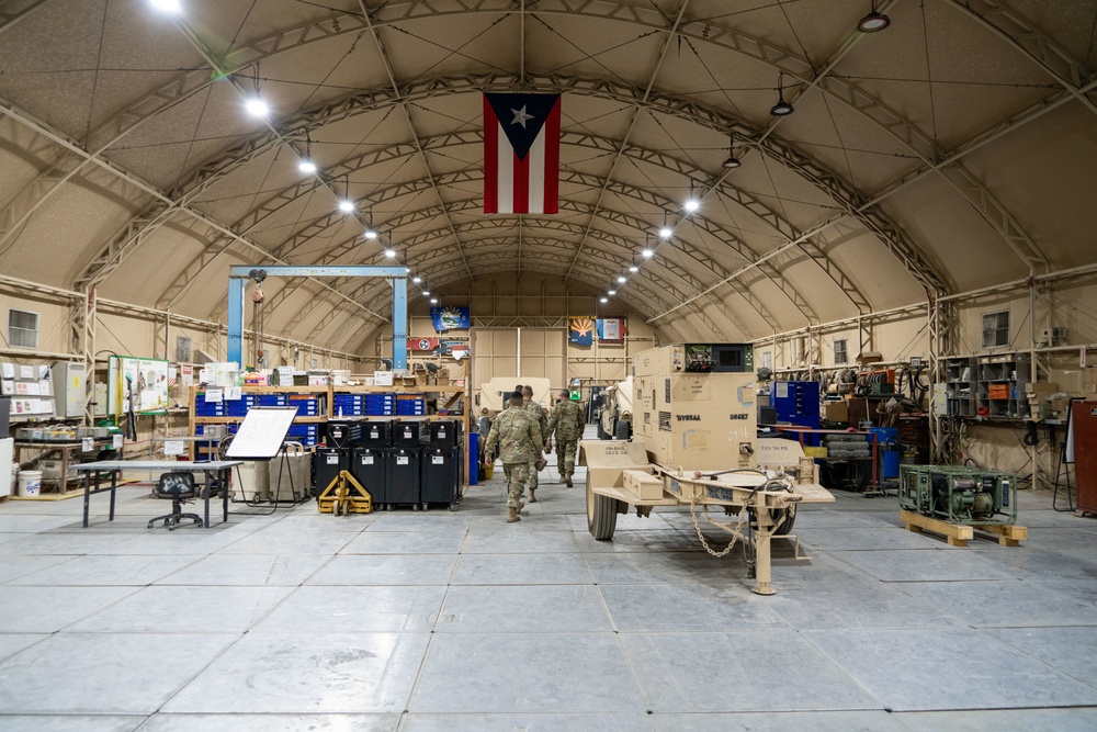 Task Force Hellfighter Commander Visits Units At Camp Buehring