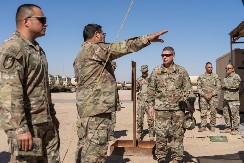 Task Force Hellfighter Commander Visits Units At Camp Buehring