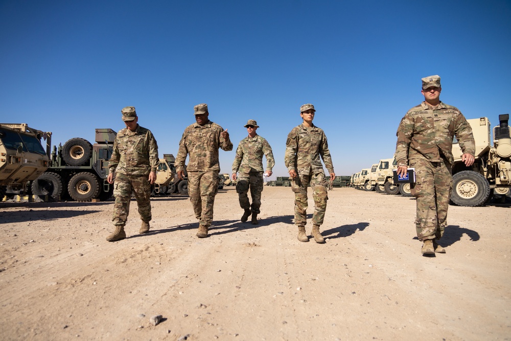 Task Force Hellfighter Commander Visits Units At Camp Buehring