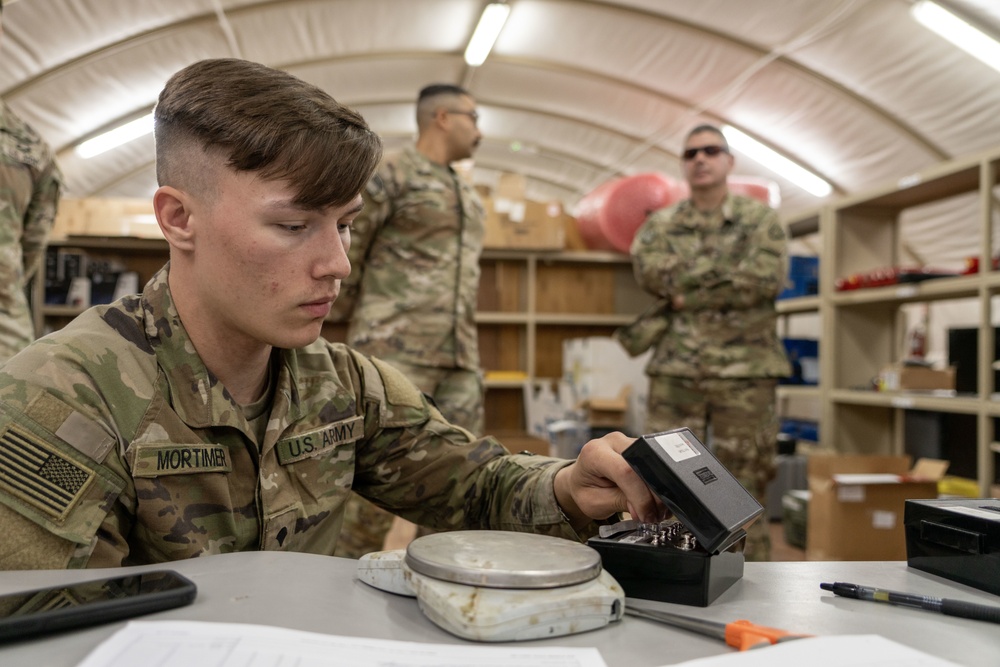 Task Force Hellfighter Commander Visits Units At Camp Buehring