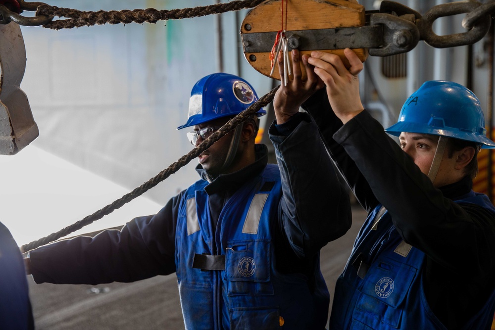 Daily Operations Aboard USS George H.W. Bush (CVN 77)