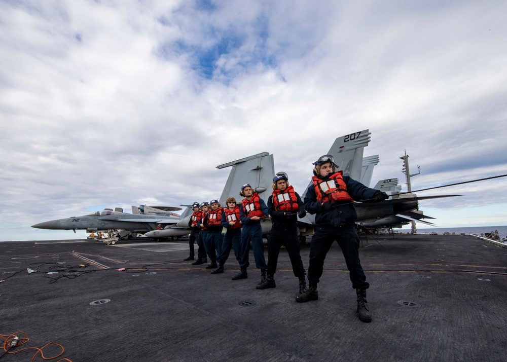 Daily Operations Aboard USS George H.W. Bush (CVN 77)