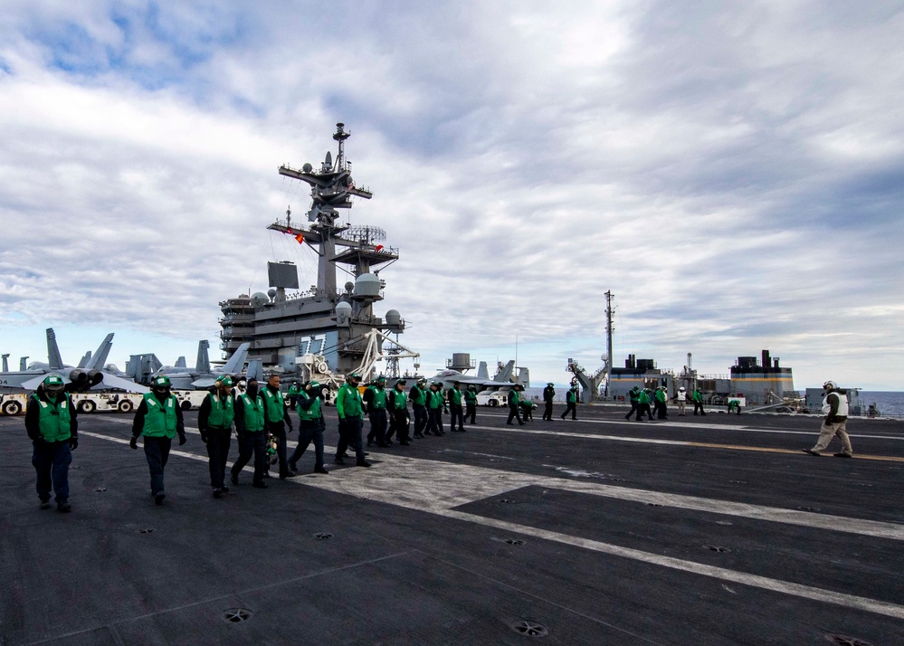 Daily Operations Aboard USS George H.W. Bush (CVN 77)