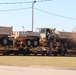 411th Engineer Company equipment deployment by rail movement at Fort McCoy