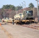 411th Engineer Company equipment deployment by rail movement at Fort McCoy