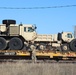 411th Engineer Company equipment deployment by rail movement at Fort McCoy