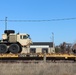 411th Engineer Company equipment deployment by rail movement at Fort McCoy