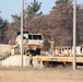 411th Engineer Company equipment deployment by rail movement at Fort McCoy