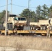 411th Engineer Company equipment deployment by rail movement at Fort McCoy