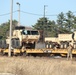 411th Engineer Company equipment deployment by rail movement at Fort McCoy