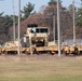 411th Engineer Company equipment deployment by rail movement at Fort McCoy