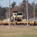 411th Engineer Company equipment deployment by rail movement at Fort McCoy