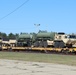 411th Engineer Company equipment deployment by rail movement at Fort McCoy