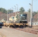 411th Engineer Company equipment deployment by rail movement at Fort McCoy