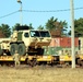 411th Engineer Company equipment deployment by rail movement at Fort McCoy