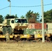 411th Engineer Company equipment deployment by rail movement at Fort McCoy