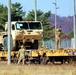 411th Engineer Company equipment deployment by rail movement at Fort McCoy