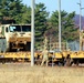 411th Engineer Company equipment deployment by rail movement at Fort McCoy