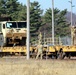 411th Engineer Company equipment deployment by rail movement at Fort McCoy